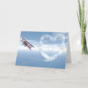 Cartes Pour Fêtes Annuelles Skywriter Valentine
