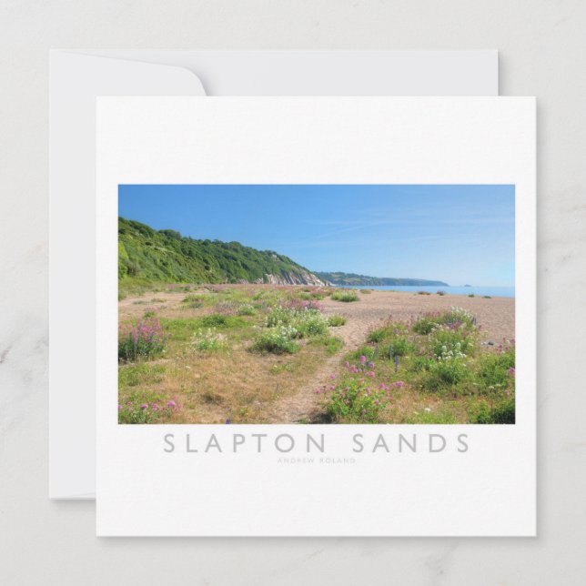 Cartes Pour Fêtes Annuelles Slapton Sands (Devant)