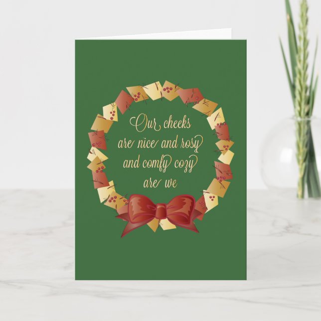Cartes Pour Fêtes Annuelles Sleigh Ride (Devant)