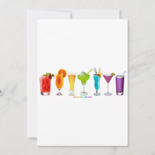 Cartes Pour Fêtes Annuelles SlipperyJoe's cheers alcools cocktails LGBTQIA gay