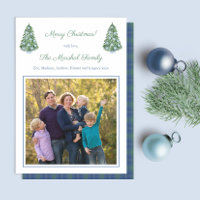 Smart Blue White Green Chinoiserie Photo de famill