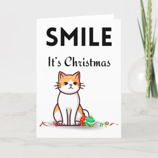 Cartes Pour Fêtes Annuelles Smile C'est Noël
