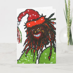 Cartes Pour Fêtes Annuelles Smiling Santa