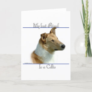 Cartes Pour Fêtes Annuelles Smooth Collie Best Friend 2