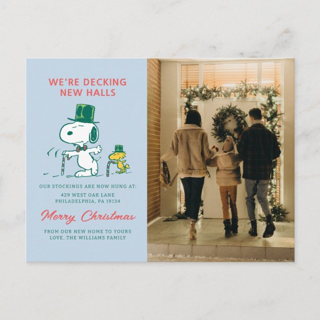 Cartes Pour Fêtes Annuelles Snoopy Top Chapeau Pepperment Candy (Devant)