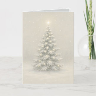 Cartes Pour Fêtes Annuelles Snow Covered Christmas Card