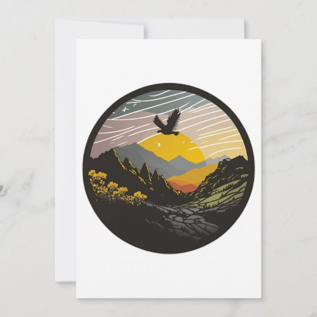 Cartes Pour Fêtes Annuelles Snowdonia (Devant)