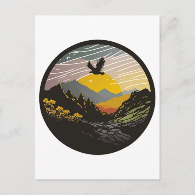 Cartes Pour Fêtes Annuelles Snowdonia (Devant)