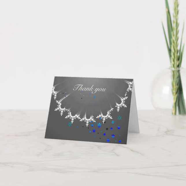 Cartes Pour Fêtes Annuelles snowflakes naomis_collection (Devant)