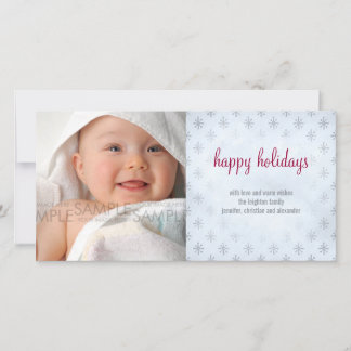 Cartes Pour Fêtes Annuelles Snowflakes :: Photo de Noël