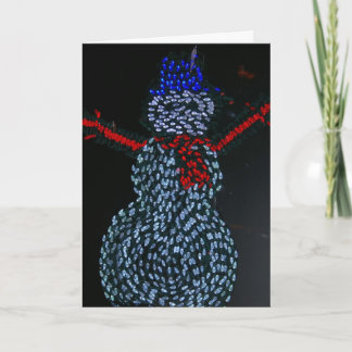 Cartes Pour Fêtes Annuelles Snowman moderne