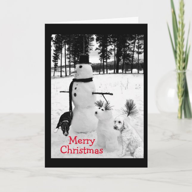 CARTES POUR FÊTES ANNUELLES SNOWMAN SOUHAITE **YOUNG NEPHEW** NOËL (Devant)