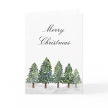 Snowy Winter Trees - Joyeux Noël