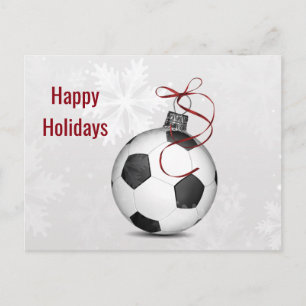 Cartes Pour Fêtes Annuelles soccer ball ornament Holiday Cards
