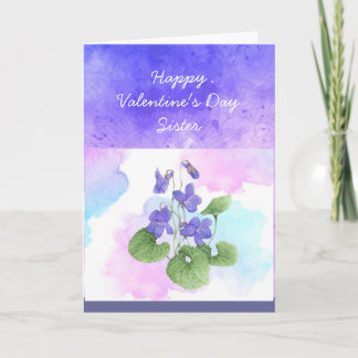 Cartes Pour Fêtes Annuelles Soeur Africaine Violette Fleur Valentine Poem Holi
