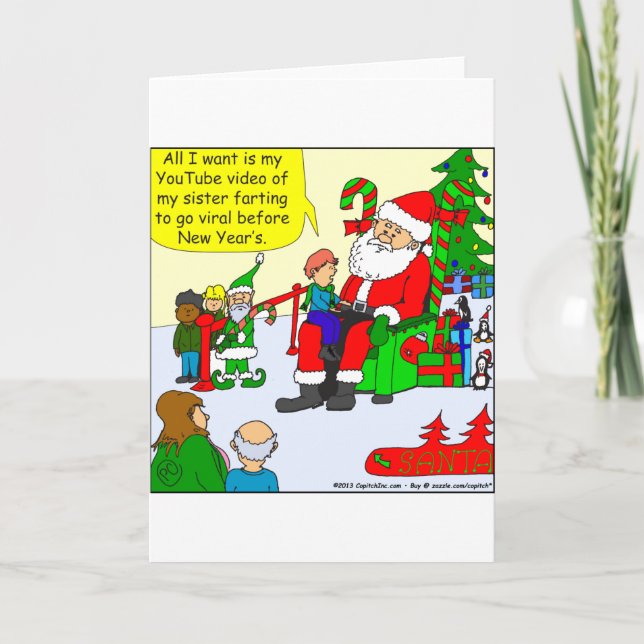 Cartes Pour Fêtes Annuelles soeur x16 transmettant une vidéo gaz sur internet. (Devant)