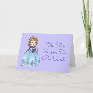 Cartes Pour Fêtes Annuelles Sofia le premier   Sofia's Snowflake Gown