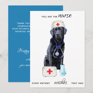 Cartes Pour Fêtes Annuelles Soins infirmiers Médicales personnalisés Semaine d