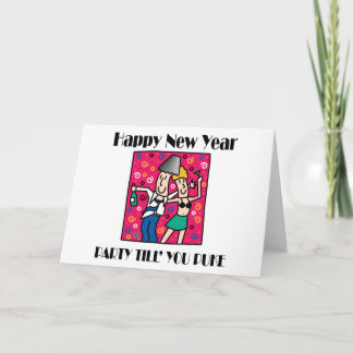 Cartes Pour Fêtes Annuelles Soir du Nouvel An drôle