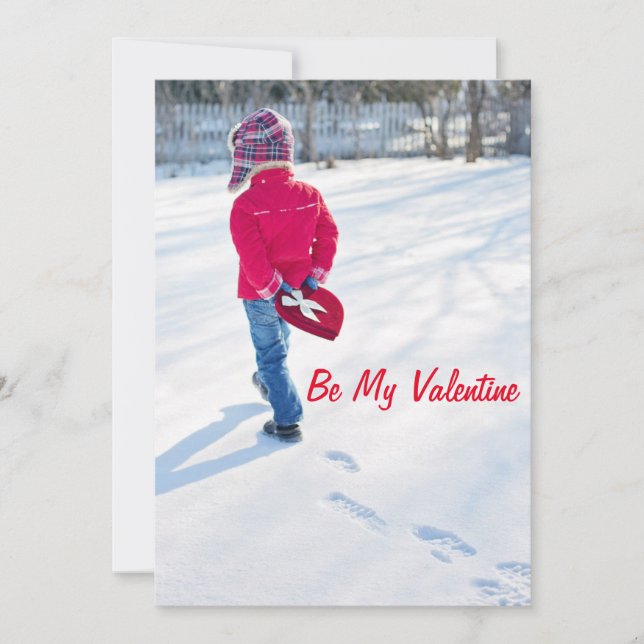 CARTES POUR FÊTES ANNUELLES SOIS MA SAINTE VALENTINE  (Devant)