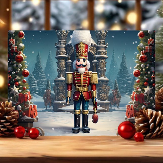 Cartes Pour Fêtes Annuelles Soldat Casse-Noisette Classique de Noël (Créateur téléchargé)
