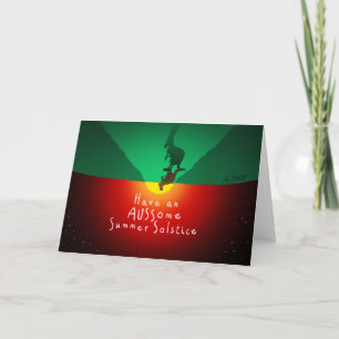 Cartes Pour Fêtes Annuelles Solstice d'été AUSSIE -