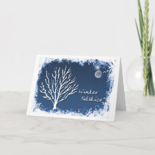 Cartes Pour Fêtes Annuelles Solstice d'hiver