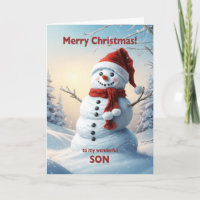 Son Christmas Snowman