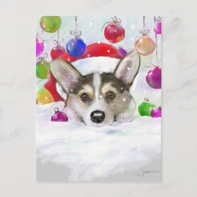 Cartes Pour Fêtes Annuelles Son début à ressembler beaucoup à Noël (Devant)