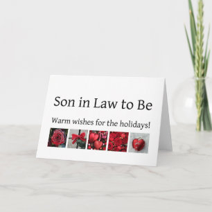 Cartes Pour Fêtes Annuelles son in law to be Merry Christmas card