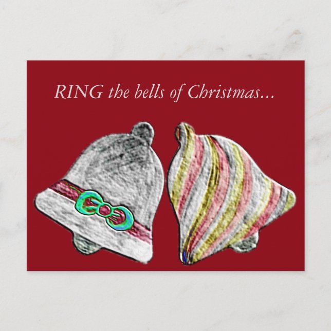 Cartes Pour Fêtes Annuelles SONNEZ ces Noël Bells… (Devant)