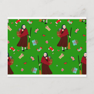 Cartes Pour Fêtes Annuelles sorcière Befana de Noël