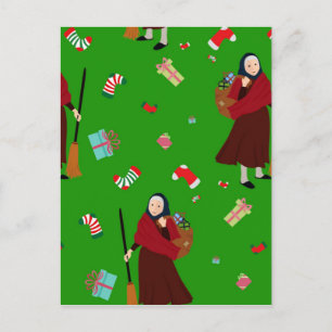 Cartes Pour Fêtes Annuelles sorcière de noël Befana