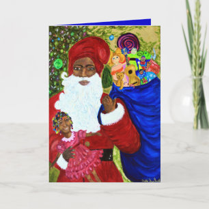 Cartes Pour Fêtes Annuelles "Souhait de Père Noël" par Debbie Davidsohn - Cart