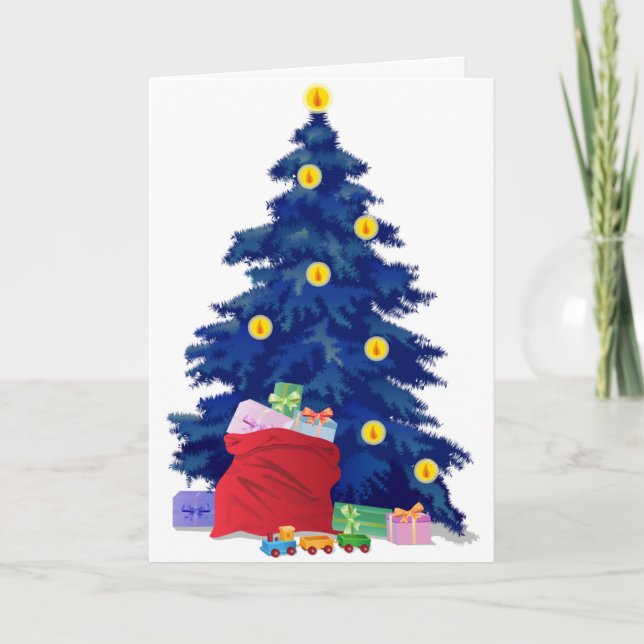 Cartes Pour Fêtes Annuelles Souhaitez Joyeux Noël Décoratif (Devant)