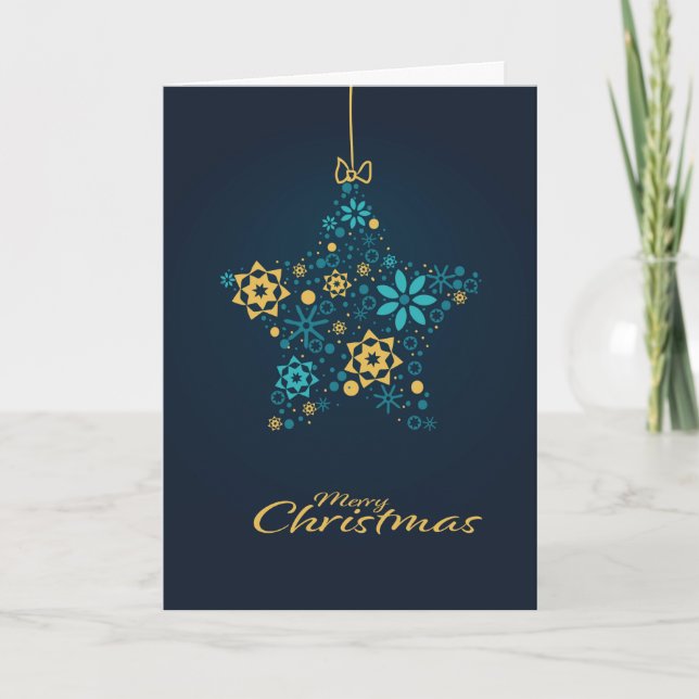 Cartes Pour Fêtes Annuelles Souhaitez Joyeux Noël Décoratif (Devant)