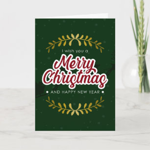 Cartes Pour Fêtes Annuelles Souhaitez Joyeux Noël Décoratif