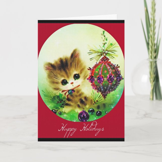 Cartes Pour Fêtes Annuelles Souhaitez Joyeux Noël Décoratif (Devant)