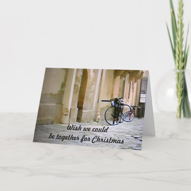 CARTES POUR FÊTES ANNUELLES SOUHAITEZ QUE NOUS PUISSIONS ÊTRE ENSEMBLE POUR NO (Devant)