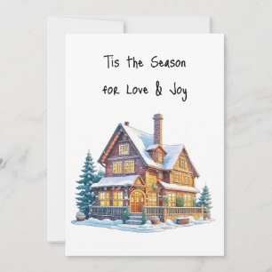 Cartes Pour Fêtes Annuelles Souhaitez-vous des vacances chaudes Noël