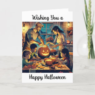 Cartes Pour Fêtes Annuelles Souhaitez-vous une joyeuse nostalgie d'Halloween