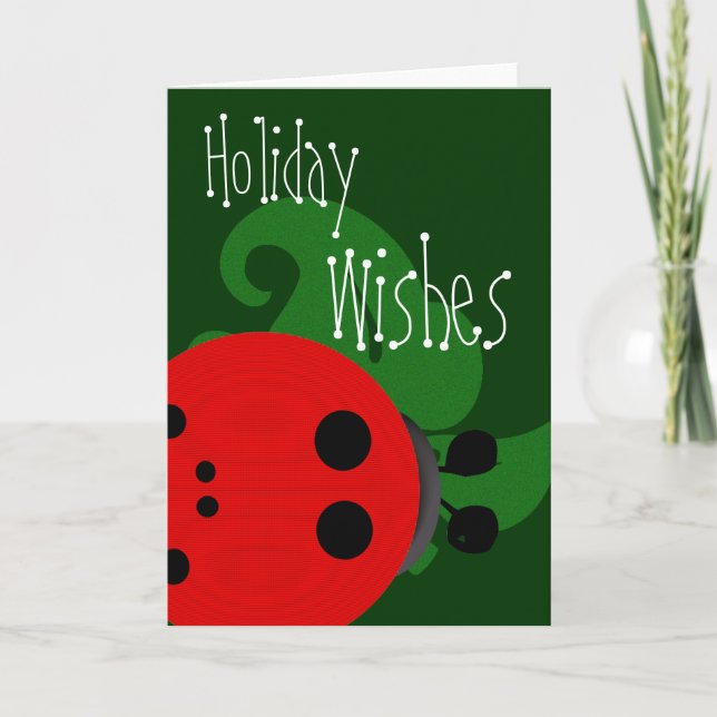 Cartes Pour Fêtes Annuelles Souhaits de vacances (Devant)