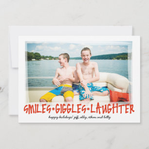 Cartes Pour Fêtes Annuelles Sourires * Giggles * Rires