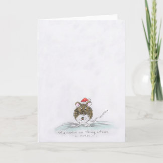 Cartes Pour Fêtes Annuelles souris de Noël