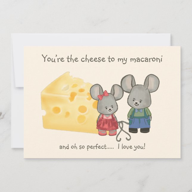 Cartes Pour Fêtes Annuelles Souris fille mignonne et garçon | Vous êtes le fro (Devant)