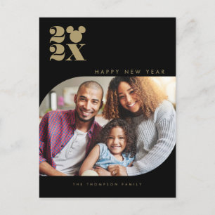 Cartes Pour Fêtes Annuelles Souris Mickey moderne Joyeux Nouvel An Photo