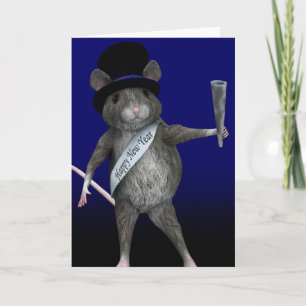 Cartes Pour Fêtes Annuelles Souris Sylvester