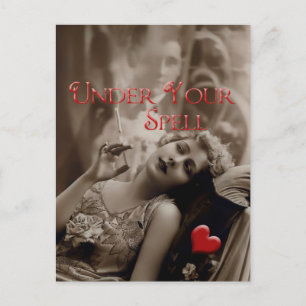 Cartes Pour Fêtes Annuelles Sous votre épée Vintage Valentine