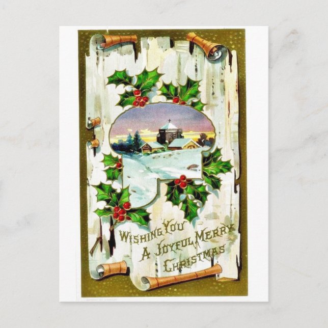 Cartes Pour Fêtes Annuelles Souvenez-vous de Noël (Devant)