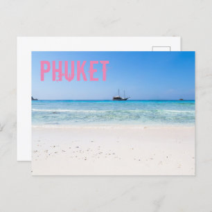 Cartes Pour Fêtes Annuelles souvenir Phuket Beach Thaïlande